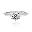 Tiffany & Co. Six Prong Classic 0.91ct I VS2 Solitaire Engagement Ring - The Back Vault