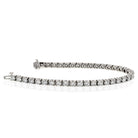 9 Carat 14K White Gold Diamond Tennis Bracelet - The Back Vault