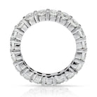 14K White Gold 3.50 Carats Round Cut Diamond Eternity Band - The Back Vault