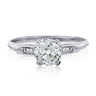 1.26 carat Old Mine Cut Diamond I/VS1 EGLUS Vintage Ring - The Back Vault