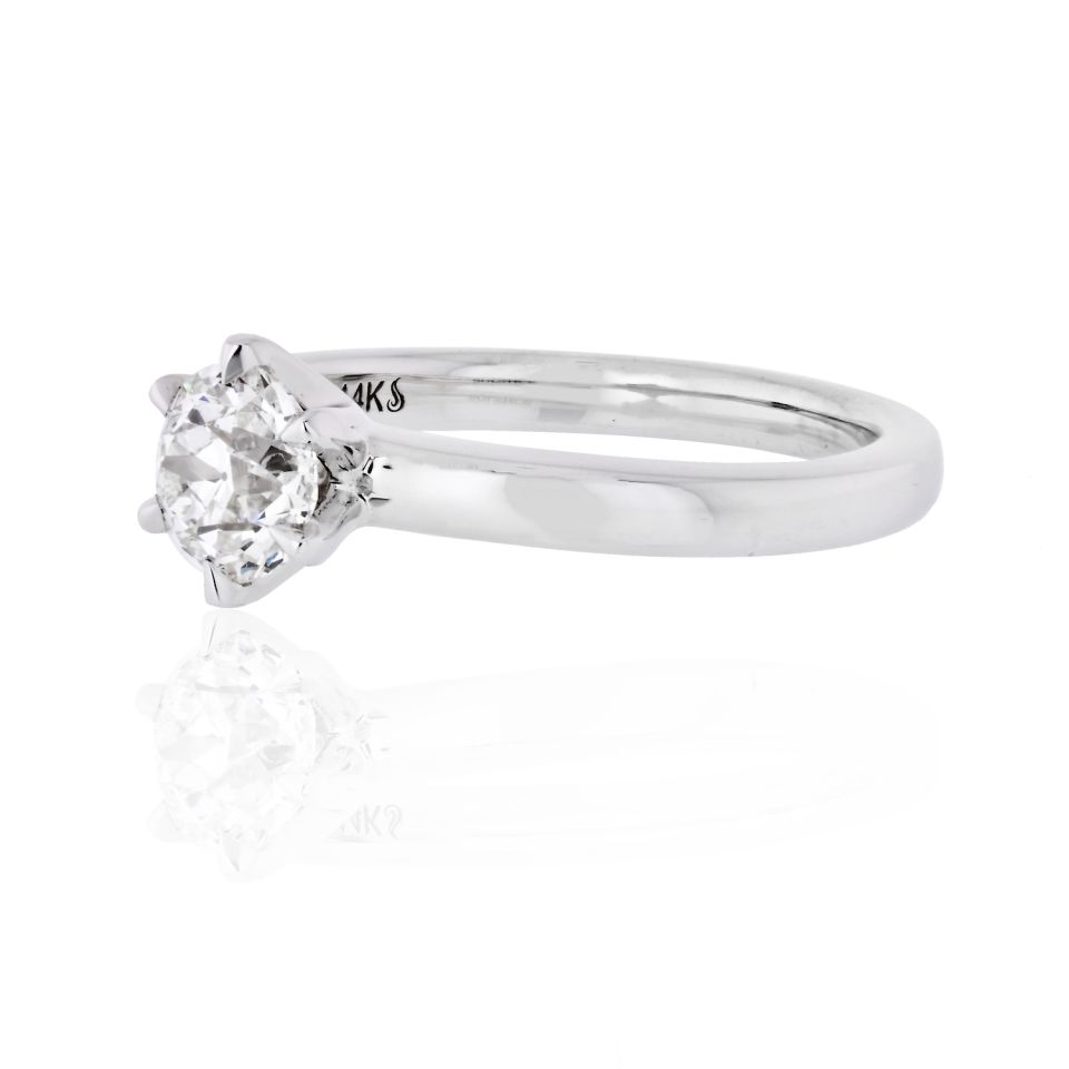 1.02 carat Old European Cut Diamond G/VS2 GIA Solitaire Engagement Ring - The Back Vault