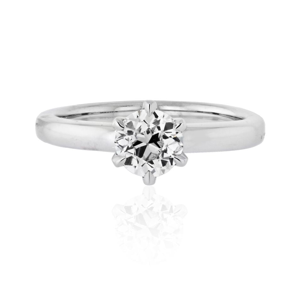 1.02 carat Old European Cut Diamond G/VS2 GIA Solitaire Engagement Ring - The Back Vault