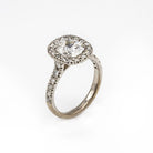 1.82 carat Cushion Cut Diamond D/SI1 GIA Engagement Ring - The Back Vault