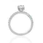 0.72 carat Oval Diamond G/SI1 GIA Engagement Ring - The Back Vault