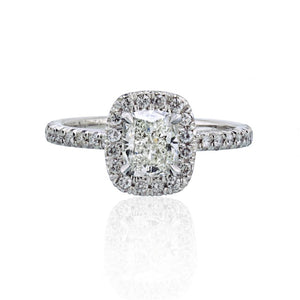 1.06 carat Cushion Cut Diamond G/VS2 GIA  Ring