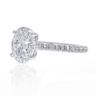 2 carat Oval Diamond D/SI2 GIA  Ring - The Back Vault