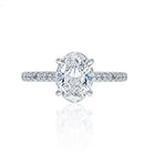 2 carat Oval Diamond D/SI2 GIA  Ring - The Back Vault