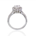 1.50 carat Oval Diamond I/I1 GIA  Ring - The Back Vault