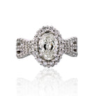 1.50 carat Oval Diamond I/I1 GIA  Ring - The Back Vault