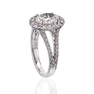 2 carat Oval Diamond J/VS2 GIA  Ring - The Back Vault