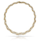 French 18K Yellow Gold 32 carat Diamond Necklace - The Back Vault Jewelry