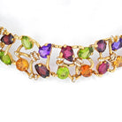 Chanel 18K Yellow Gold Multicolor Gemstone And Diamond Collar Necklace - The Back Vault