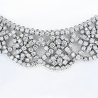 18K White Gold Diamond Collar approx 53.00cttw Necklace - The Back Vault