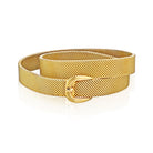 Hermes 18K Yellow Gold Mesh Double Tour Bracelet - The Back Vault