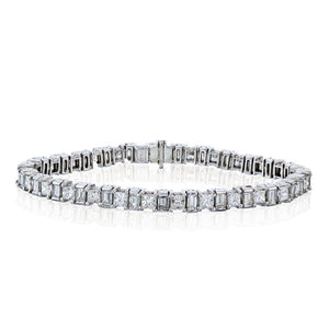 Platinum Diamond 12.00cttw Tennis Bracelet