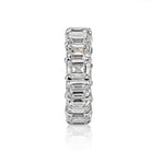 Platinum 15.21 carats Emerald Cut Diamond Eternity Band - The Back Vault