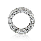 Platinum 15.21 carats Emerald Cut Diamond Eternity Band - The Back Vault