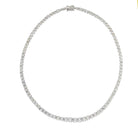 Orianne 14K White Gold 32.14 carat Riviera Necklace - The Back Vault Jewelry