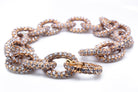 18K Yellow Gold 34.50cttw Diamond Link Bracelet - The Back Vault