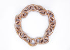 18K Yellow Gold 34.50cttw Diamond Link Bracelet - The Back Vault