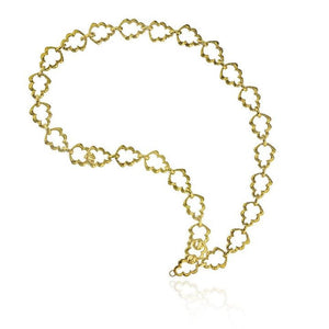 David Webb Platinum & 18K Yellow Gold  Necklace