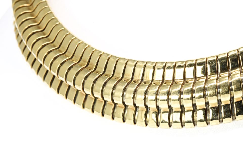 Bvlgari Tibogas Choker 18K Yellow Gold Necklace - The Back Vault