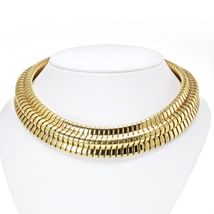 Bvlgari Tibogas Choker 18K Yellow Gold Necklace