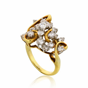 Kurt Wayne Platinum & 18K Yellow Gold 2.50cttw Round Diamond 