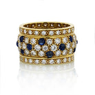 Cartier Nigeria 18K Yellow Gold Sapphire And Diamond Ring - The Back Vault