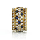 Cartier Nigeria 18K Yellow Gold Sapphire And Diamond Ring - The Back Vault