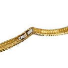 David Webb Hinge Collar Platinum & 18K Yellow Gold 2.50 Carat Diamond Necklace - The Back Vault