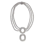 Diamond 219 Carat Statement Opera Platinum Necklace - The Back Vault