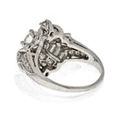 Mid Century Platinum Solitaire Ring - The Back Vault