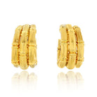 Cartier Bamboo 18K Yellow Gold Large Earrings - The Back Vault