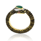 David Webb Snake Platinum & 18K Yellow Gold  Bracelet - The Back Vault