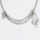 Art Deco Platinum 27.5 Carat Diamond Necklace - The Back Vault Jewelry