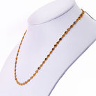 18K Yellow Gold All natural multicolor fancy and white Diamonds by the Yard Necklace - The Back Vault