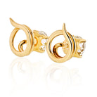 Tiffany & Co. 18K Yellow Gold 2.00 carat Round Cut Diamond Vintage Cuff Links - The Back Vault