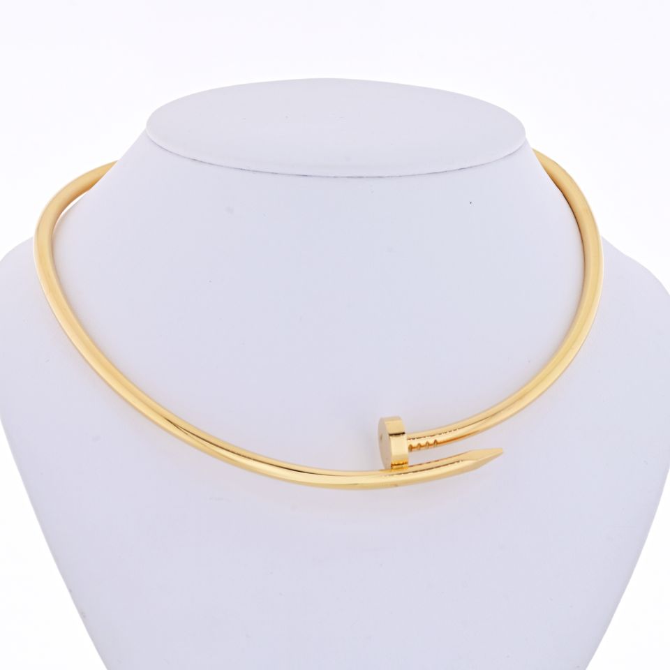 Cartier Juste Un Clou 18K Yellow Gold 33cm Necklace - The Back Vault