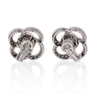 18K White Gold 6 carat Diamond Clip Earrings - The Back Vault Jewelry