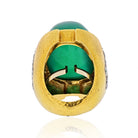 David Webb Green Cabochon Onyx, Diamond Ring - The Back Vault