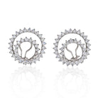 Tiffany & Co. Platinum 6.00cts Diamond Swirls Earrings - The Back Vault