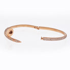 Cartier Juste Un Clou 18K Rose Gold All Diamond Pave Size 15 Bracelet - The Back Vault