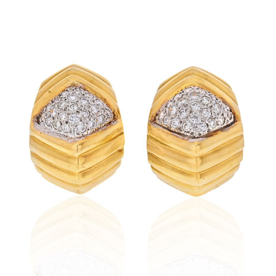 14K Yellow Gold  Earrings - The Back Vault