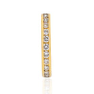 Tiffany & Co. 18K Yellow Gold 3mm Round Diamond 0.59cts Eternity Band - The Back Vault