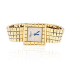 Chopard 18K Yellow Gold Ice Cube Square Diamond Dial Watch - The Back Vault