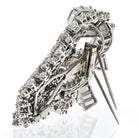 David Webb 1960's Impressive 25 Carat Diamond Cluster Brooch - The Back Vault