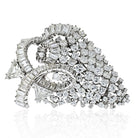 David Webb 1960's Impressive 25 Carat Diamond Cluster Brooch - The Back Vault