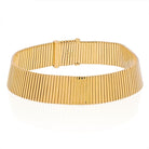 Bvlgari Tubogas 18K Yellow Gold Adjustable Choker Necklace - The Back Vault