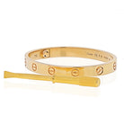 Cartier 18K Yellow Gold Size 16 New Locking System Bracelet - The Back Vault